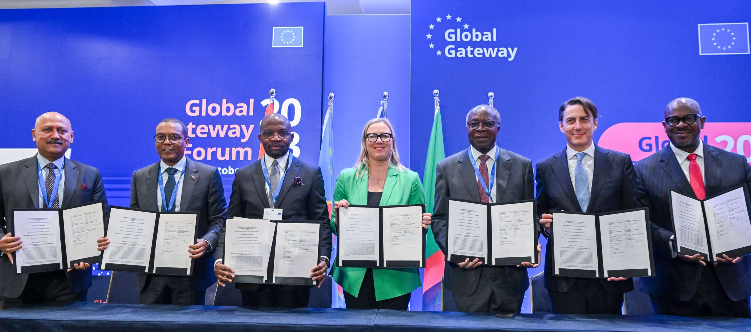 Bild von Teilnehmer des Global Gateway Forums 2023